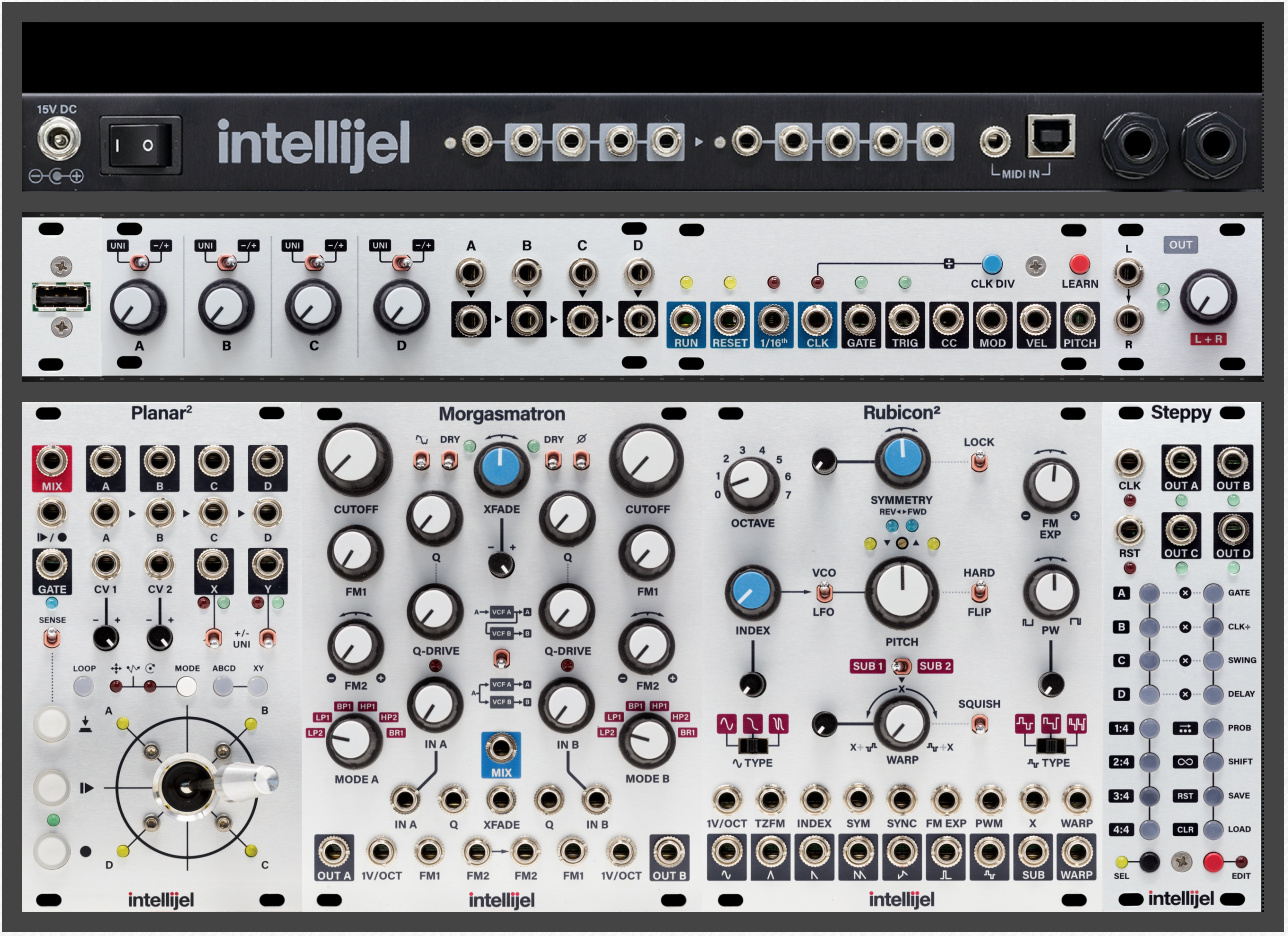 Intellijel Designs 4U Palette Case 62HP-